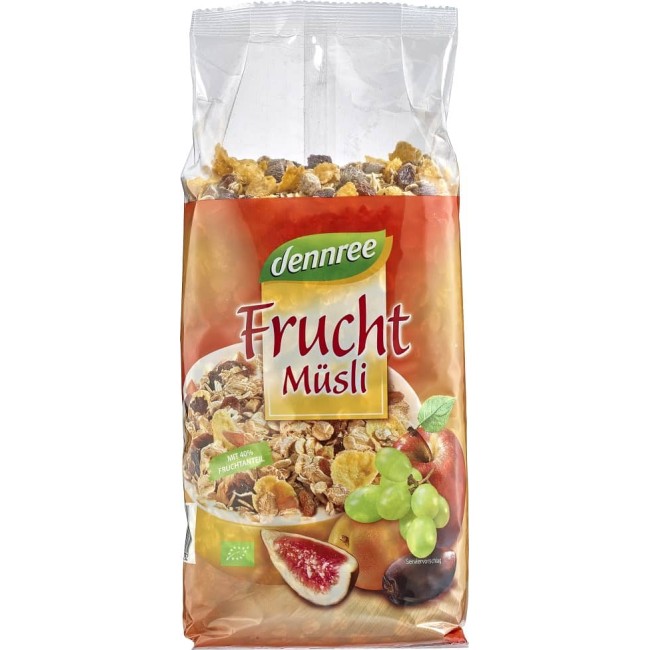Musli cu fructe bio 750g Dennree